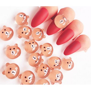 charm gấu nâu N13