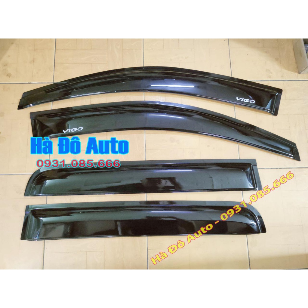 Bộ Vè Che Mưa Toyota Hilux 2005 2006 2007 2008 2009 2010 2011 2012 2013 - Vè Mưa Hilux 2005/2013 Vè Đen Thái
