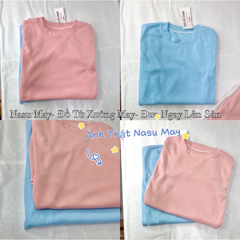 Váy Body Thun Gân Cộc Tay, váy thun body cổ tròn bo tăm xanh hồng