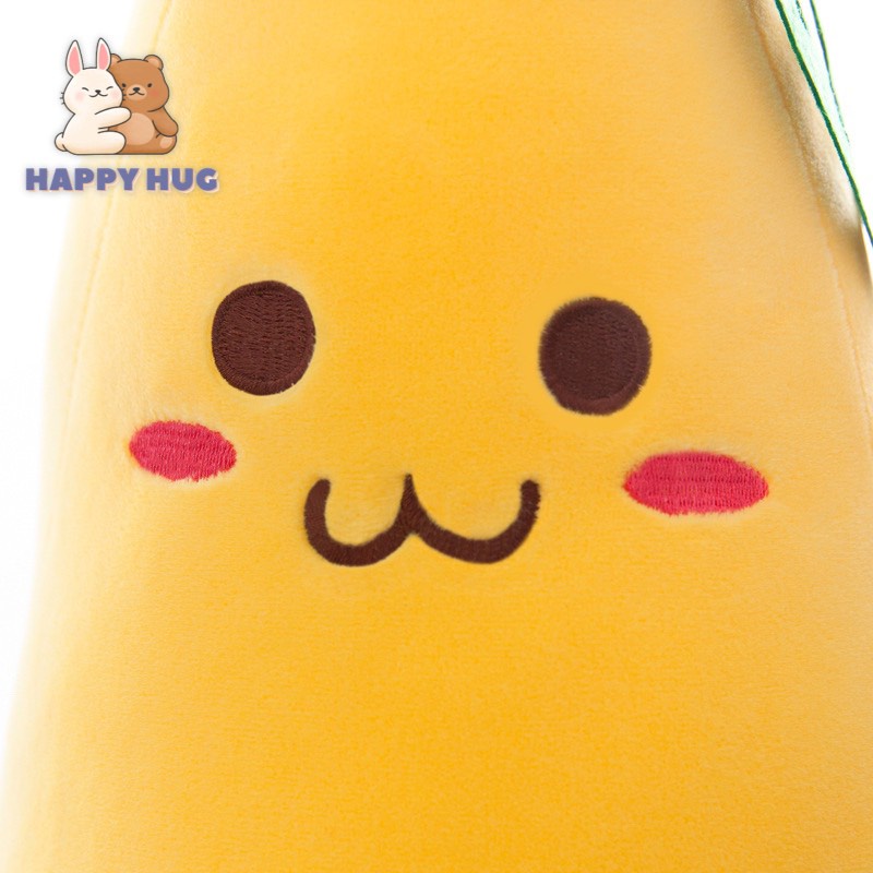 Thú nhồi bông, gối ôm hình quả chuối dễ thương Size 35cm, gấu bông cao cấp - Happy Hug