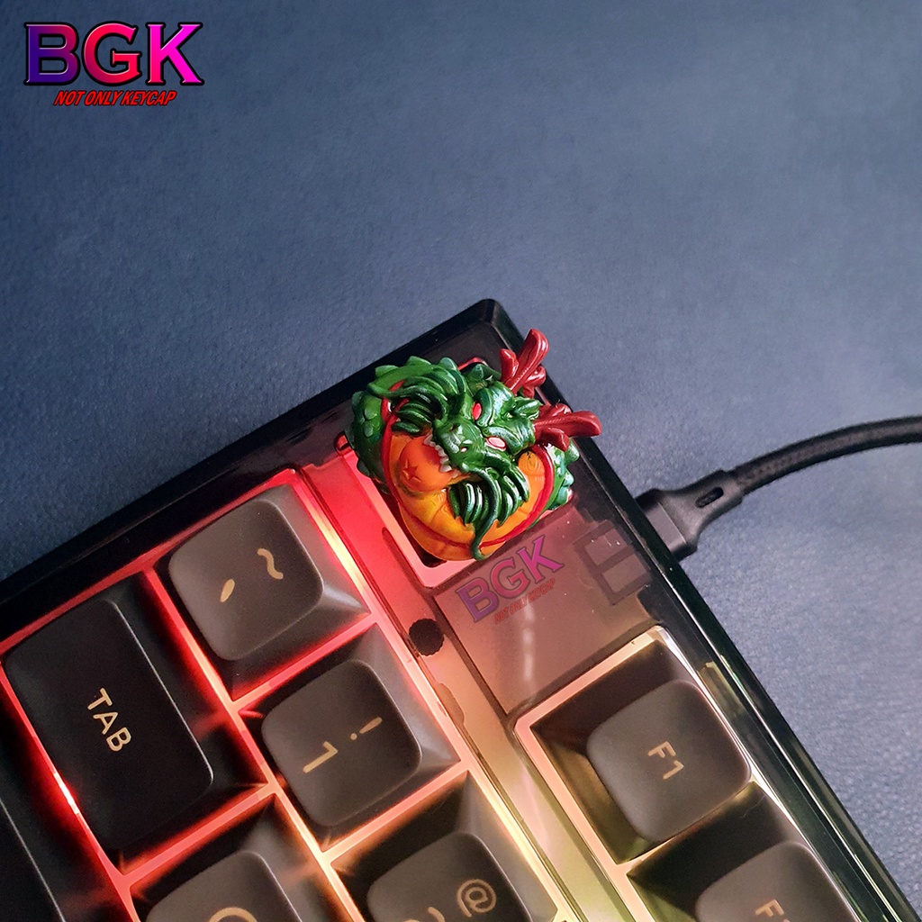 Keycap Lẻ Rồng Thần trong anime Dragon Balls SA profile ( keycap resin độc lạ )( Keycap Artisan )