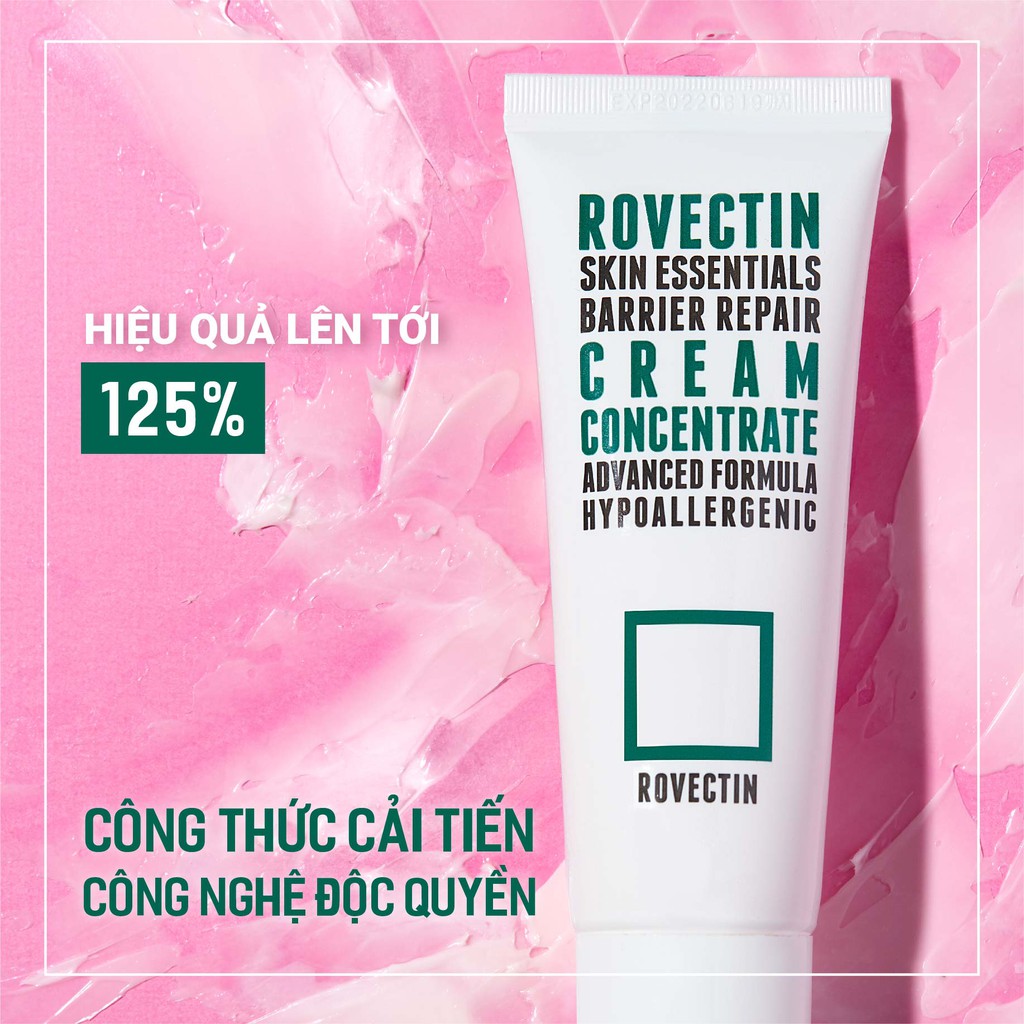 Kem dưỡng phục hồi cấp ẩm sâu ROVECTIN Skin Essentials Barrier Repair Cream Concentrate 60ml