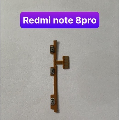 DÂY CÁP NGUỒN  + ÂM LƯỢNG  XIAOMI REDMI NOTE 8 PRO ZIN