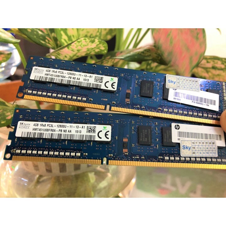 ♚ 💻 RAM Hynix, Samsung, Kington  4GB DDR3 Bus 1600MHz PC3-12800 1.5V Dùng Cho Máy Tính Để Bàn PC Desktop