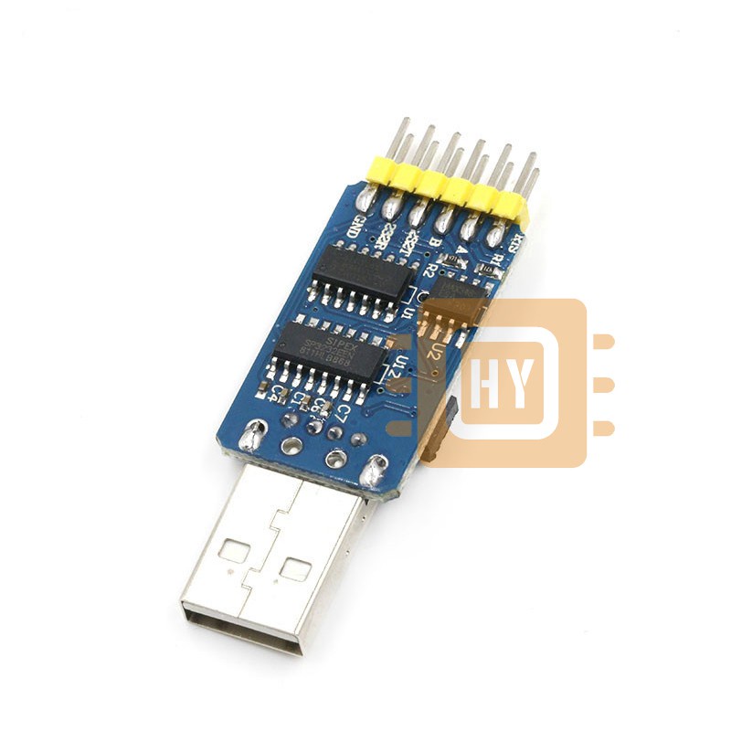 USB CP2102 to TTL RS232 USB TTL to RS485 Mutual Convert 6 in 1 Convert Module Board 3.3V/5V compatible