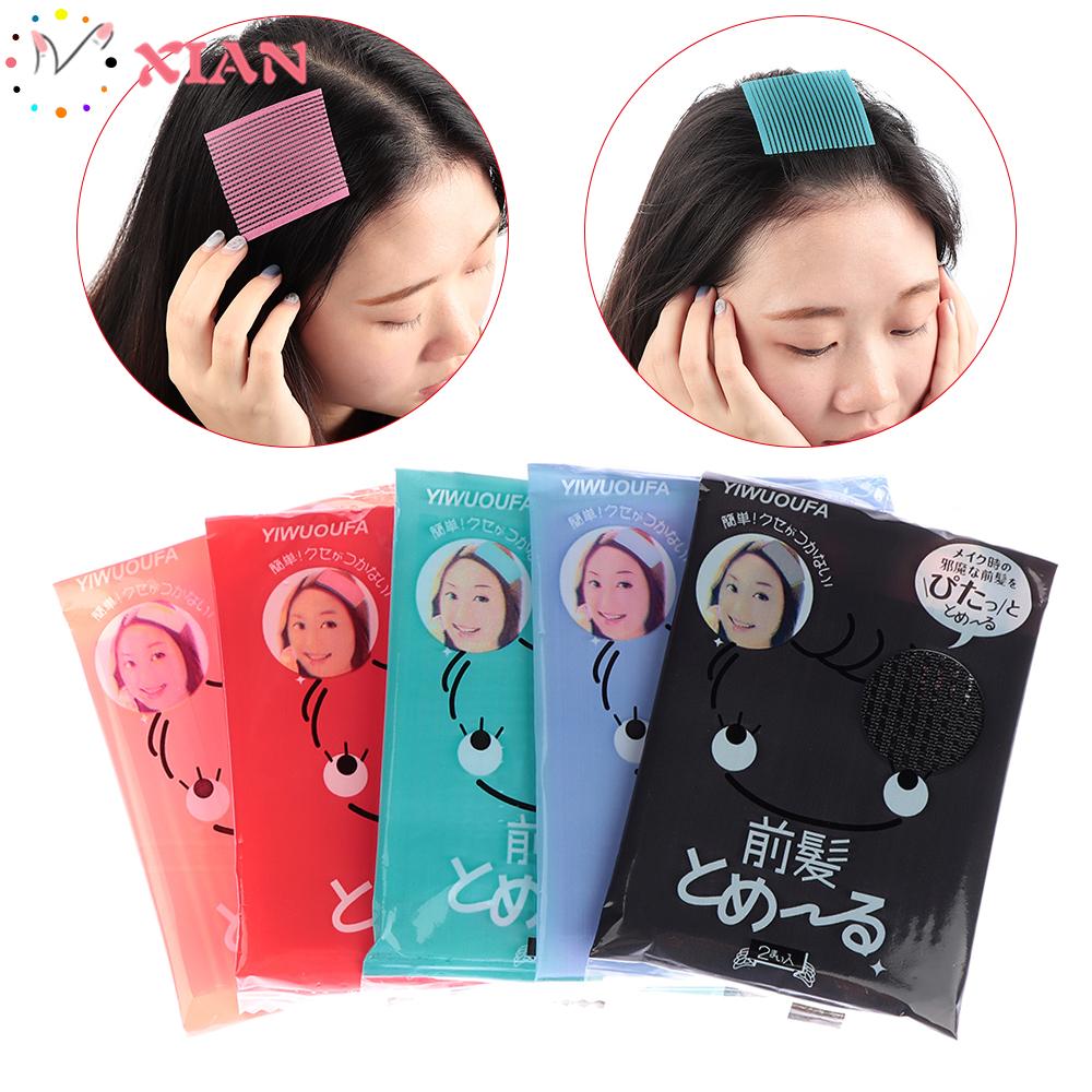 [Hàng mới về] Miếng băng gai dính cố định tóc tiện dụng khi rửa mặt