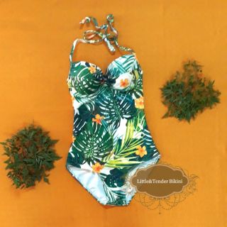 Bikini 1 mảnh hoa cam