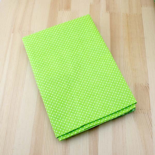 Vải 100% cotton Màu Xanh Lá Cây, Kích Thước 50cmx150cm