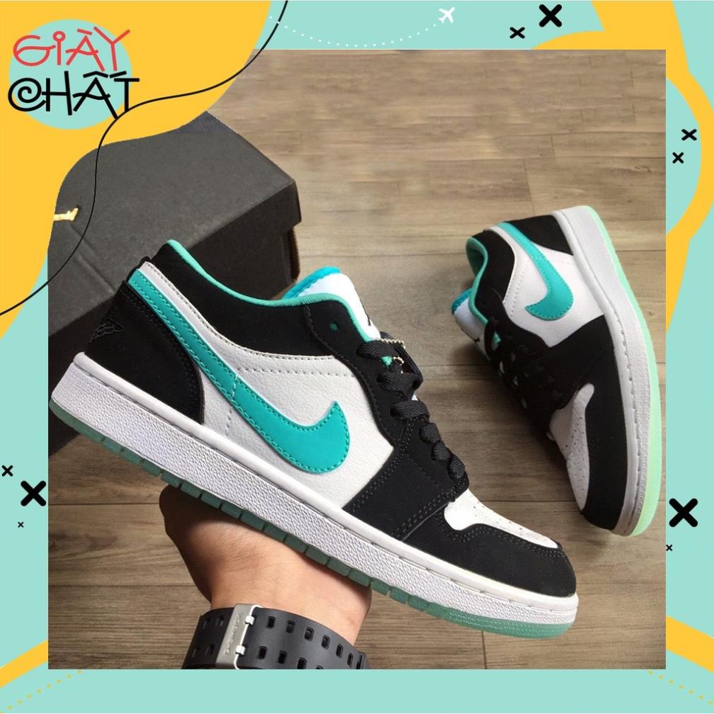 💖 Giày Jordan Cổ Thấp Nam Nữ, Giày Nike_Jordan Paris JD Xám Trắng Hàng Đẹp Full Box