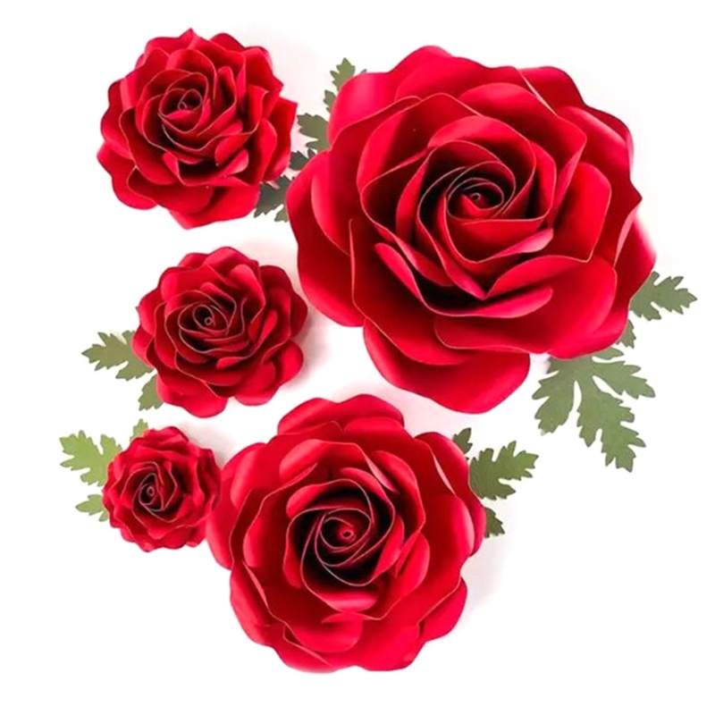 Set 6 tấm khuôn cắt giấy kim loại tạo hình bông hoa xinh xắn dành cho trang trí