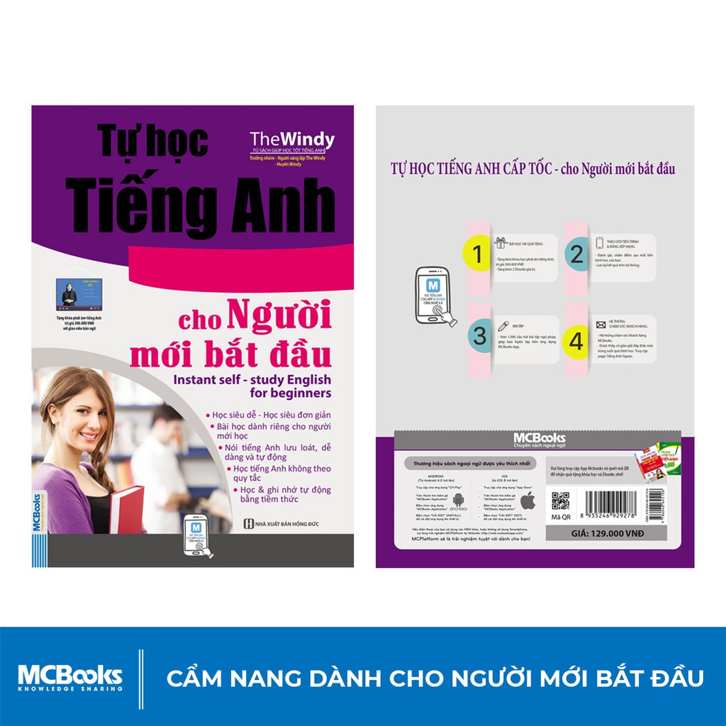 Sách - Tự Học Tiếng Anh Cấp Tốc Cho Người Mới Bắt Đầu - Kèm App Học Online | BigBuy360 - bigbuy360.vn