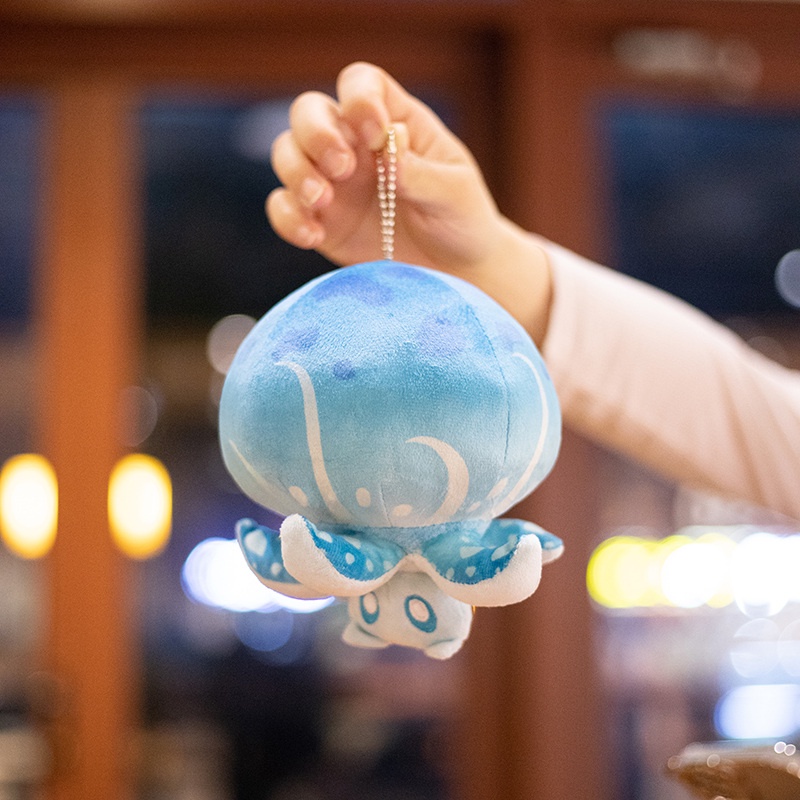 Gối Nhồi Bông Hình Hoạt Hình Anime Genshin Impact Hydro Nấms Làm Phụ Kiện Hóa Trang