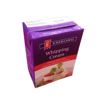 Kem tươi Whipping Cream hiệu Emborg – hộp 200ml