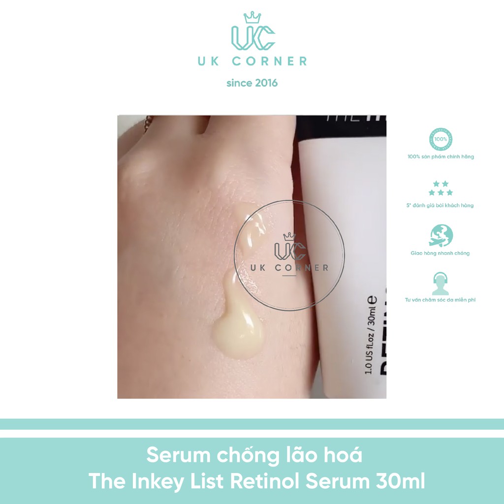 Serum chống lão hoá The Inkey list Retinol Serum 30ml