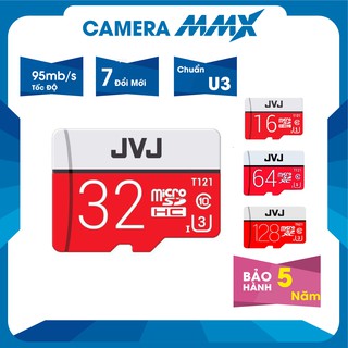 Bán Sỉ Thẻ Nhớ⚡Thẻ nhớ 32Gb JVJ Pro U3 Class 10–chuyên dụng cho CAMERA, Điện thoại, Máy ảnh… tốc độ cao 95Mb-140Mb/s