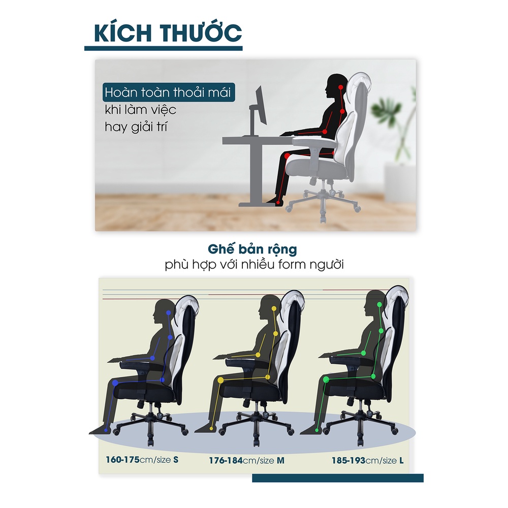 Ghế Game Gaming, Ghế livestream cao cấp GG300