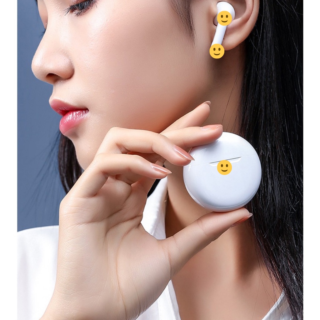 Tai Nghe Bluetooth Pro 6 - Tai Nghe Không Dây Nhét Tai Bluetooth 5.0 Nhiều Màu Sắc Tương Thích Tất Cả Dòng Máy
