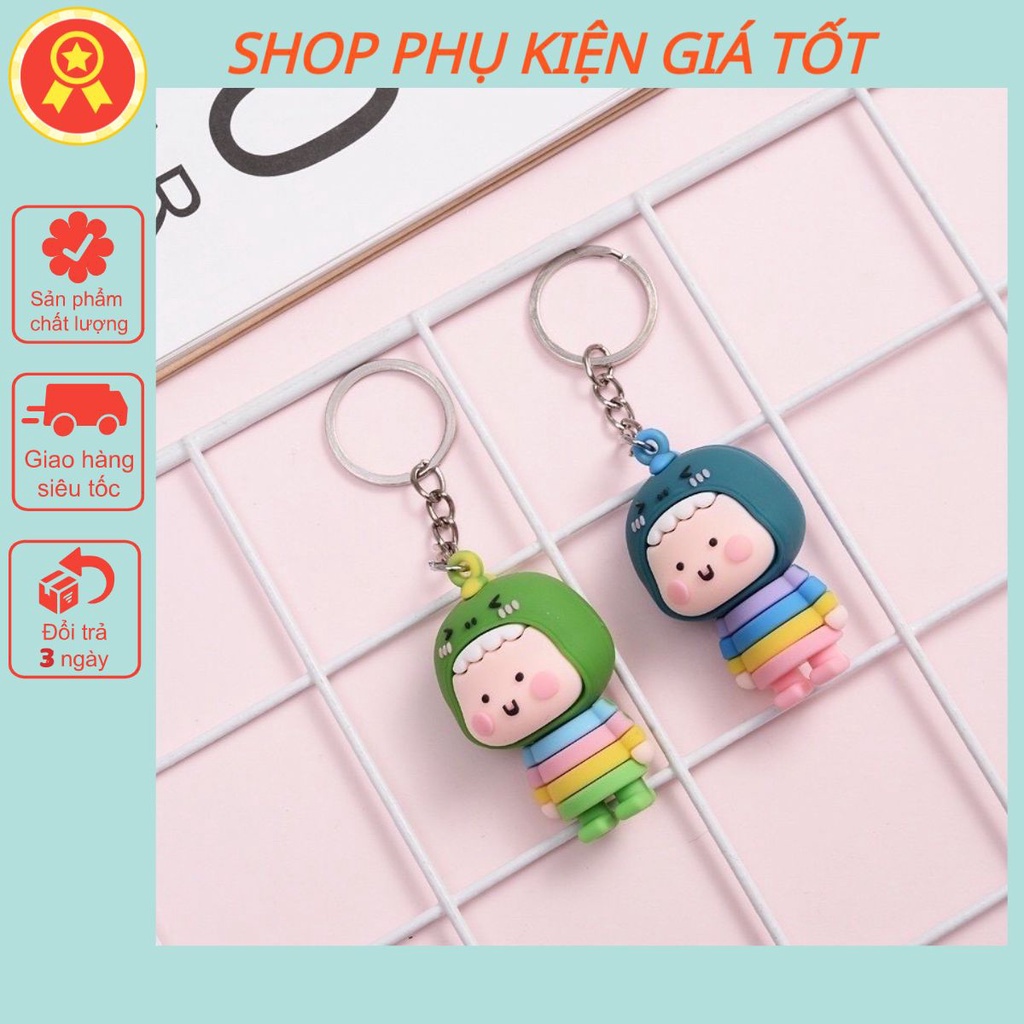 Móc Khoá Búp Bê Khủng Long Siêu Đẹp - Siêu Rẻ Loại To