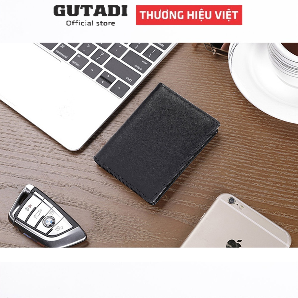 Ví bóp Mini Nam Nữ Da Công Sở Để Thẻ ATM Card Visit Tiền Mặt  Bóp Da Đẹp- GUTADI