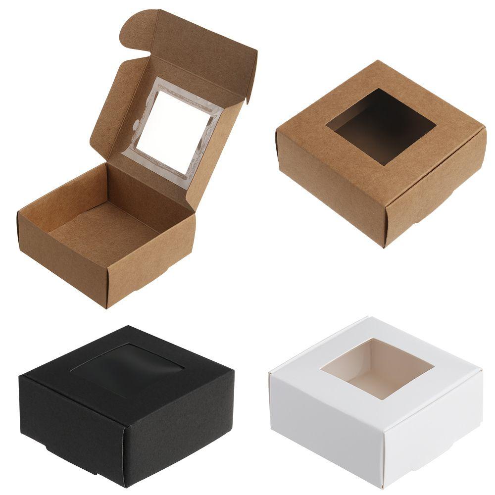 Set 10 Hộp Giấy Kraft Màu Sắc Vintage Đựng Quà Sinh Nhật