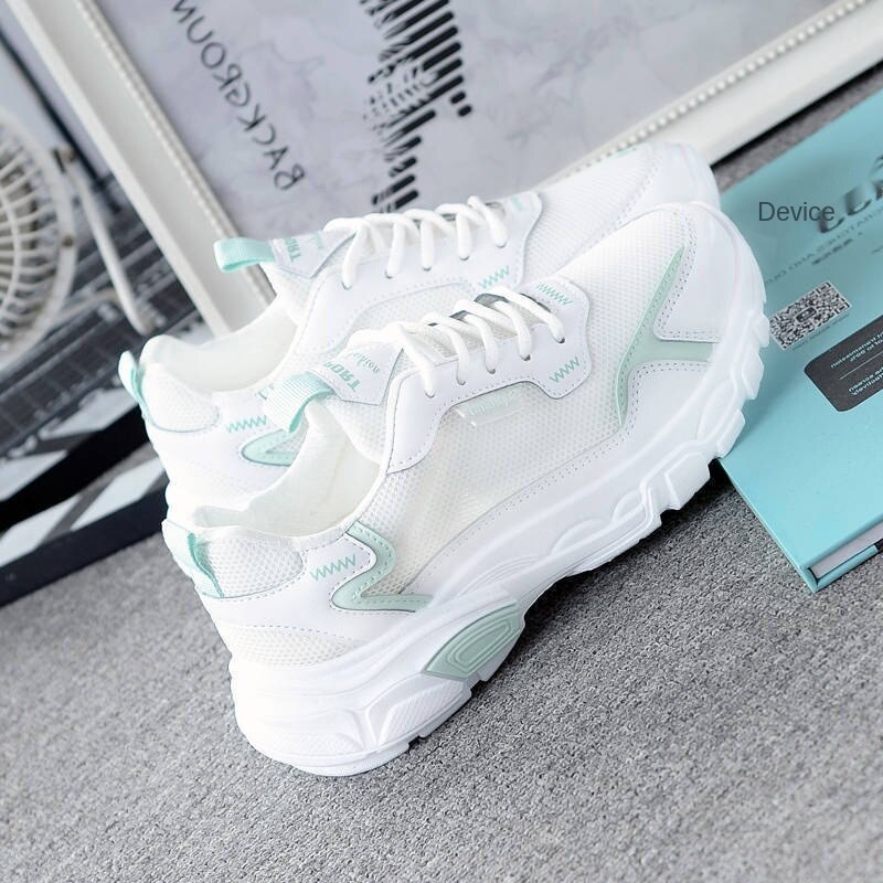 Giày thể thao phối lưới thoáng khí phong cách Harajuku Hàn Quốc thời trang mùa hè 2023 cho nữ