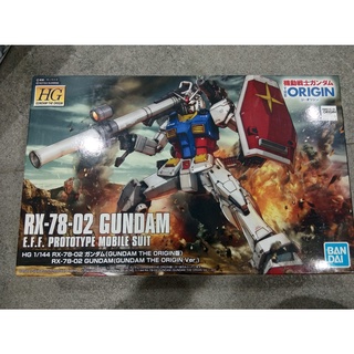 Bandai hg rx-78-2 gundam the origin - mô hình lắp ráp, đồ chơi
