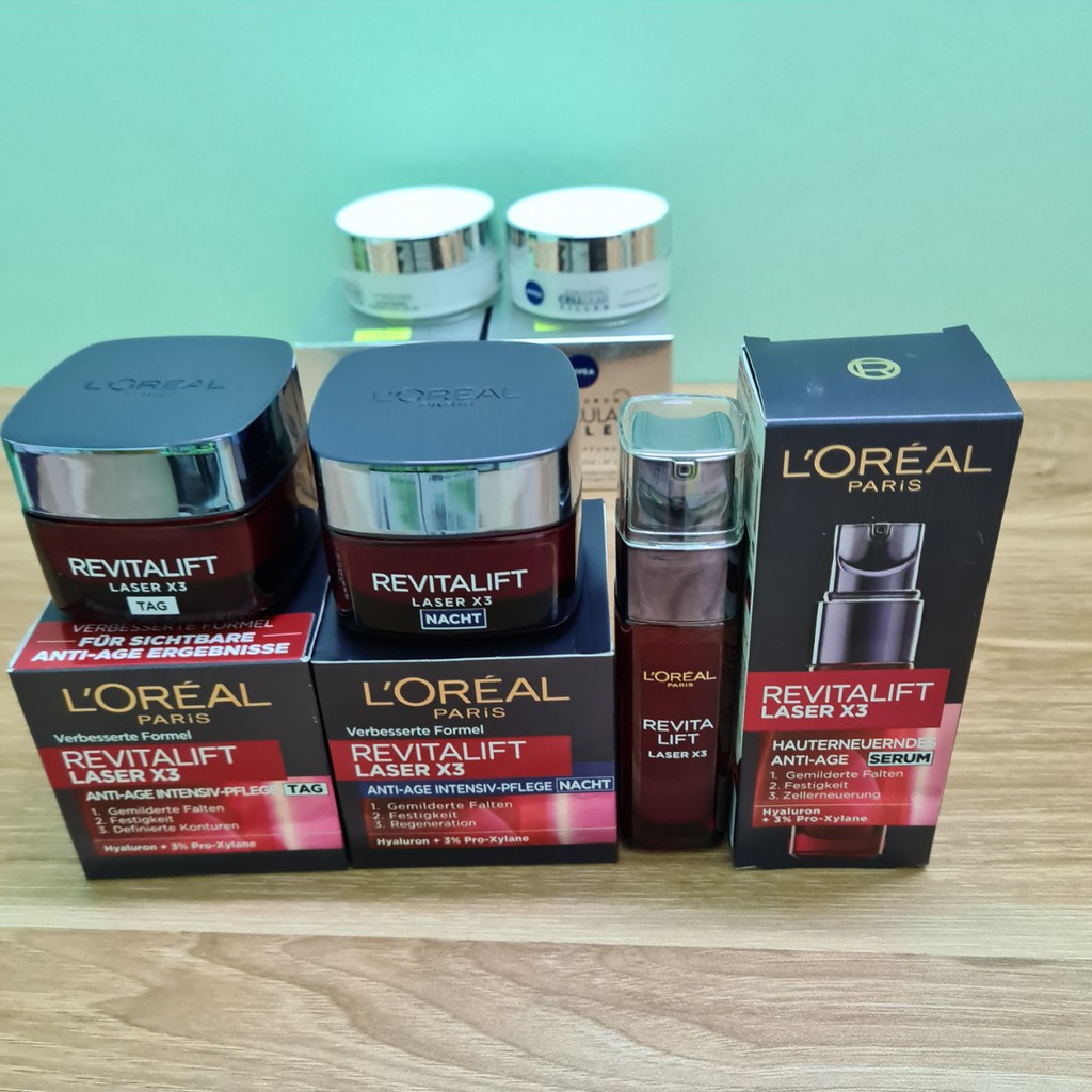 Bộ chống lão hóa da Loreal Revitalift Laser X3 chuẩn Pháp