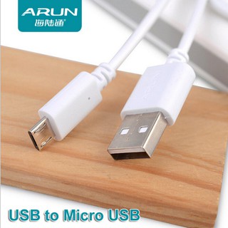 Cáp sạc HĐH Android - micro USB - Arun 1m