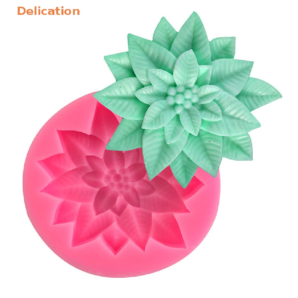 1 Khuôn Silicone Làm Bánh Hình Chiếc Lá DIY