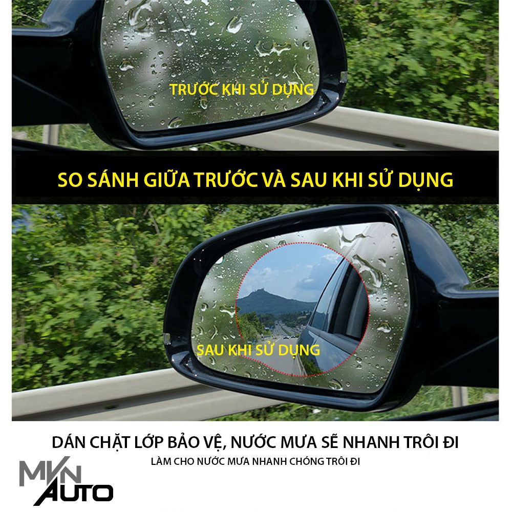Miếng Dán Chống Bám Nước Gương Chiếu Hậu Ô Tô – Mvn Auto