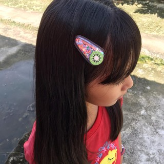 Kẹp tóc hoa quả cho bé - kẹp tóc kim tuyến cho bé siêu xinh - ngẫu nhiên