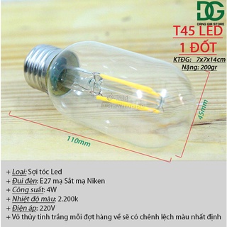 [LOẠI 1] Bóng đèn Edison Led chia đốt