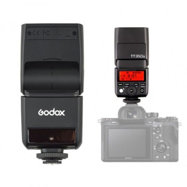 Đèn flash Godox TT350s TT350c TT350F kèm tản chụp đèn