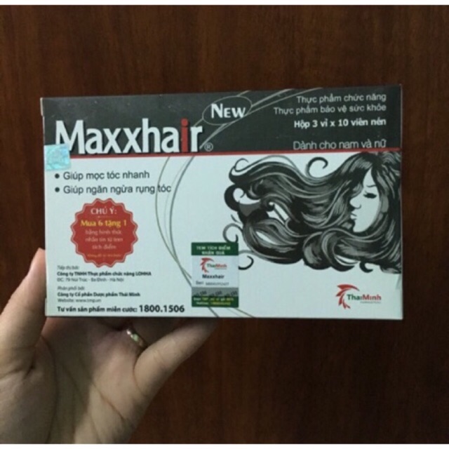 MAXXHAIR CHÍNH HÃNG MUA 6 TẶNG 1