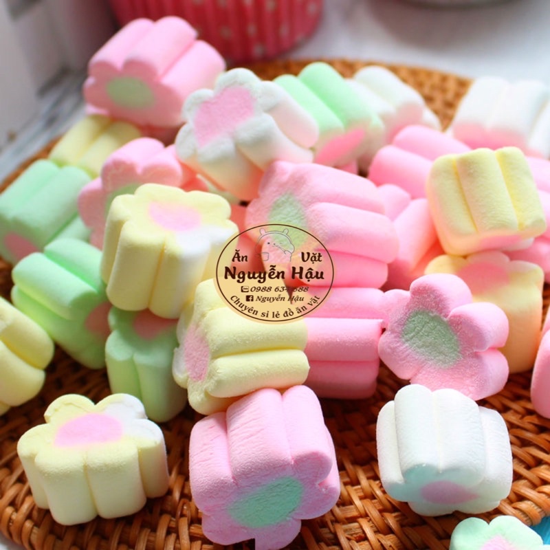 KẸO BÔNG MARSHMALLOW MÈO Ú 250GR_ĂN VẶT DỄ THƯƠNG