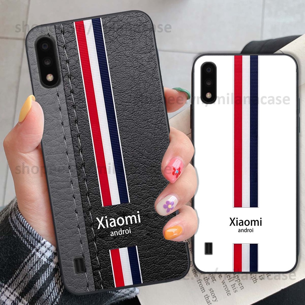 Ốp Samsung A01 / A02 in giả da phong cách thể thao, cá tính, thời trang