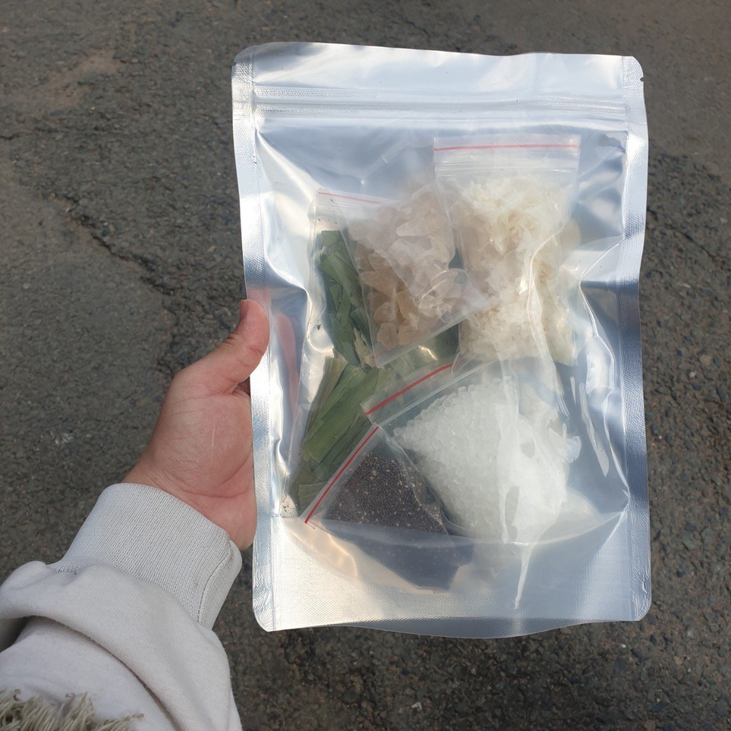 Mủ Trôm Hạt Chia &amp; Nấm Tuyết ( Nấu 4 - 5 Lít )