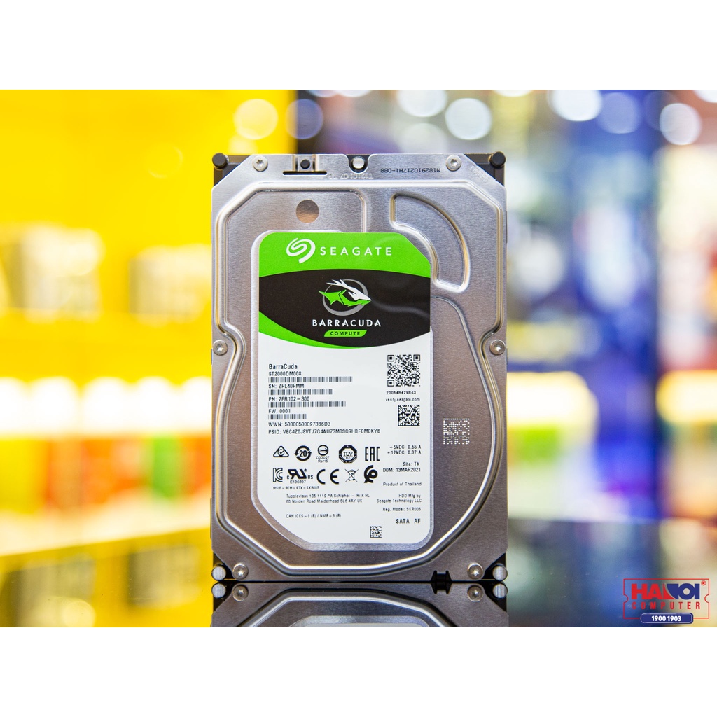 Ổ cứng HDD Seagate Barracuda 1TB 3.5" SATA 3 | BigBuy360 - bigbuy360.vn