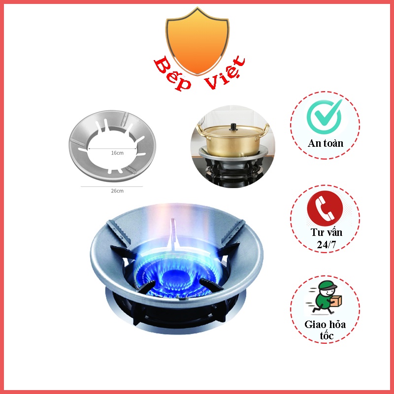 Kiềng chắn gió bếp gas, Kiềng kiềng chống tản nhiệt đa năng bằng nhôm không gỉ phù hợp mọi loại bếp gas
