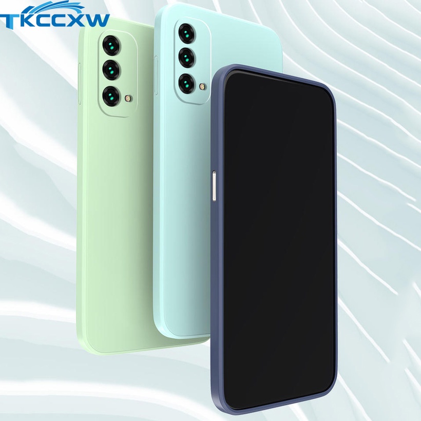 Ốp điện thoại silicon siêu mỏng viền bảo vệ camera cho Realme X Q2i Q2 Q3 Pro