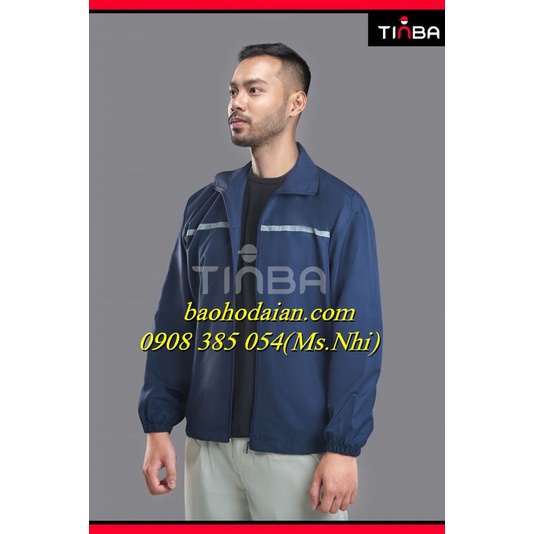 Áo khoác đồng phục Tinba chất liệu vải gió siêu nhẹ kiểu dáng thời trang- Hình thật