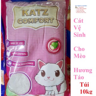 CÁT VỆ SINH CHO MÈO Katz Comfort Hương Táo Túi 10kg
