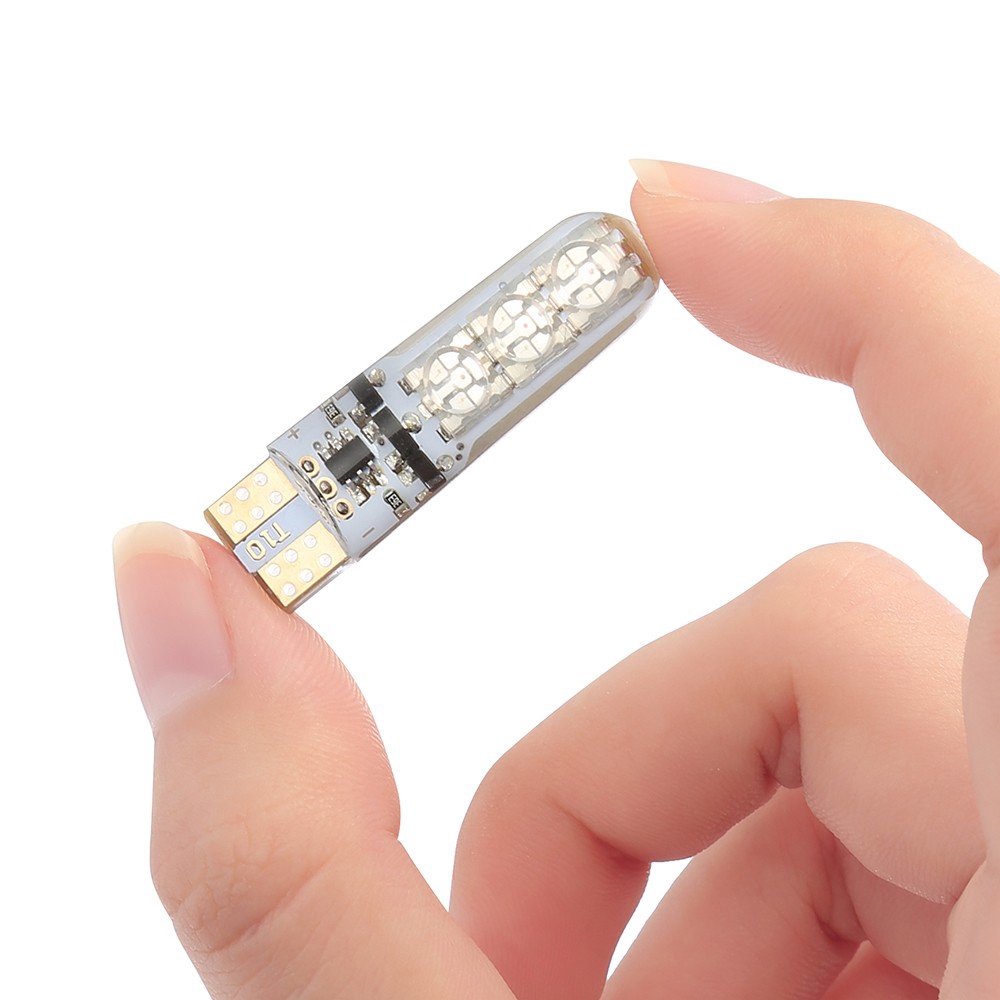 Bóng đèn LED RGB T10 5050 W5W 194 168 kèm điều khiển từ xa tiện lợi cho xe hơi