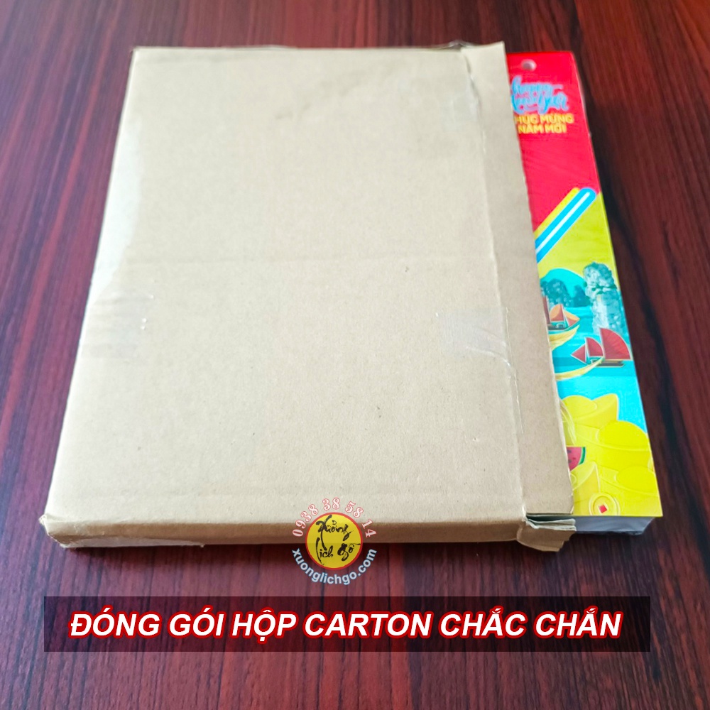 Lốc lịch 2024 25*35cm, 20*30cm, 17*24cm, 14.5*20.5cm, 13*19cm dùng gắn các loại bìa lịch treo tường, nhiều kích thước