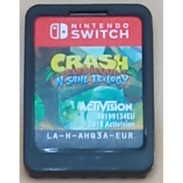 (Đã qua sử dụng) Trò chơi Nintendo Switch cũ: Crash bandicoot N. Bộ ba Sane Không Hộp