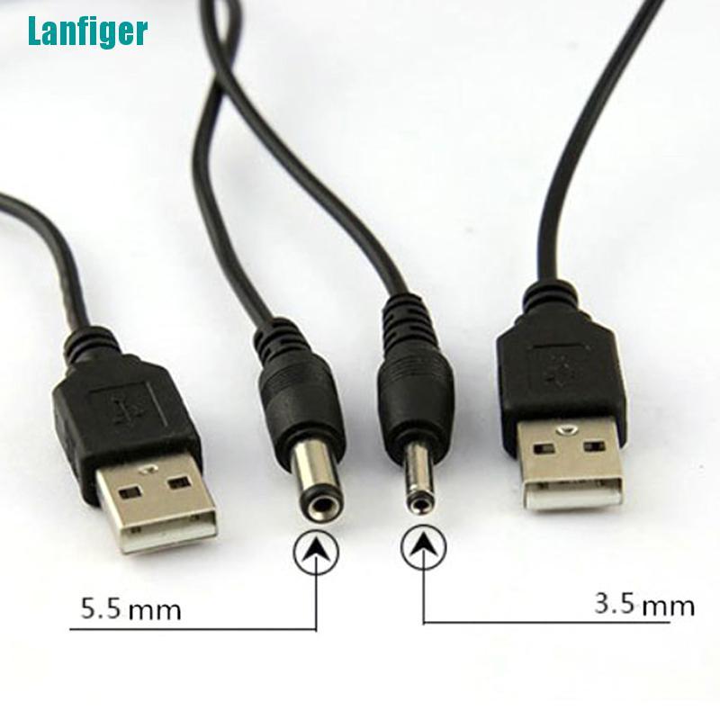 Dây Cáp Kết Nối Chuyển Đổi Cổng USB Sang Cổng 2.5 3.5 4.0 5.5mm 5V DC