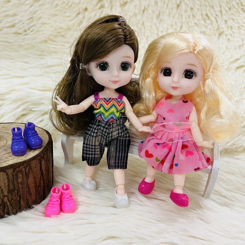 Set 6 Đôi Giày Nhựa Cho Búp Bê OB11 OB11 1.8CM