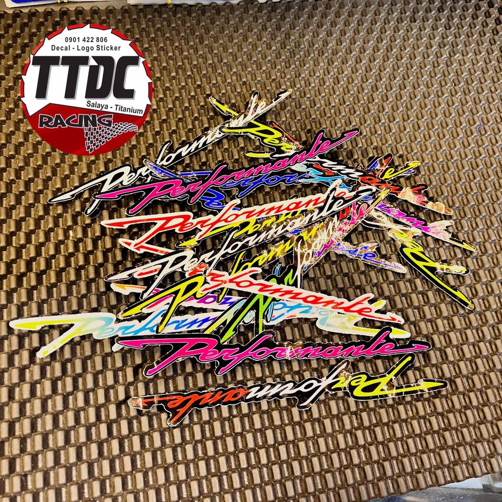 [ 1 cặp ] Tem Phản Quang Dán Phuộc Performante ✌