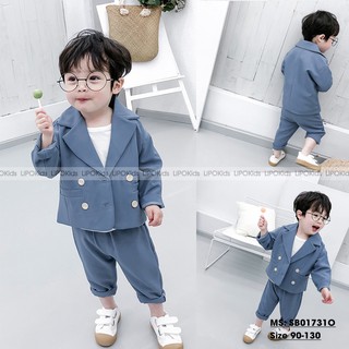 SET VEST XANH CHO BÉ TRAI - SB017