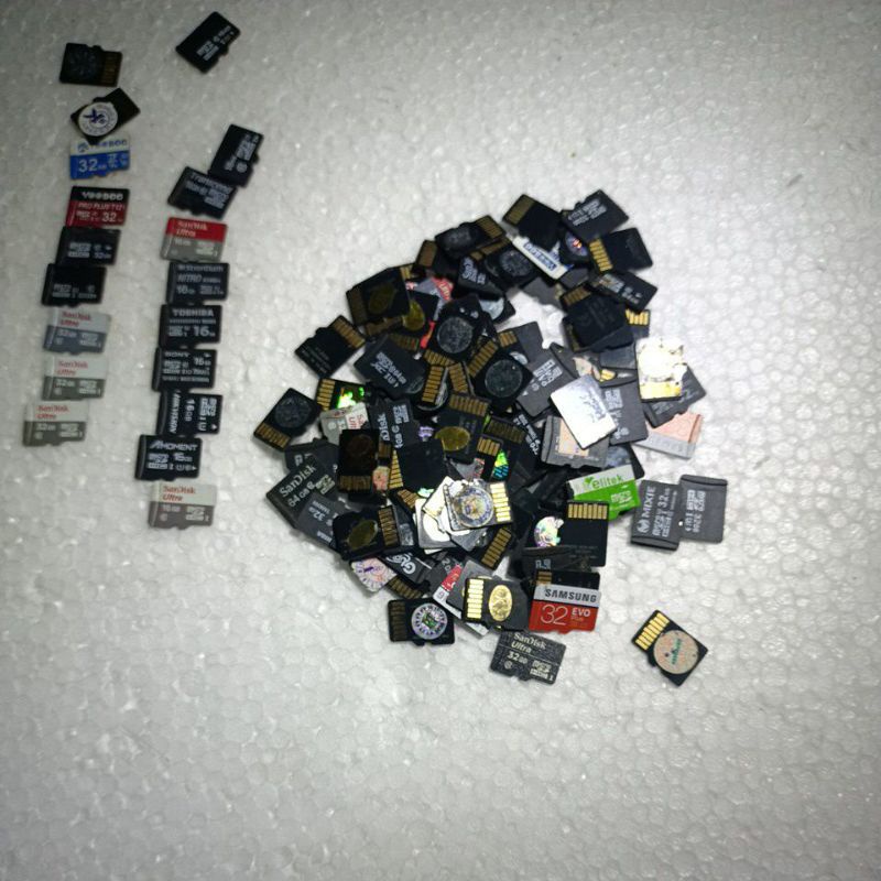 Thẻ nhớ bóc ra từ camera các hãng